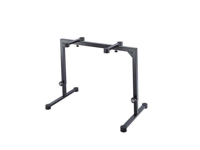 Konig & Meyer 18810.015.55 Table Style Keyboard Stand Omega - Sturdy Height Adjustable Frame - Folds Flat Portable - Fits Piano and Electric...