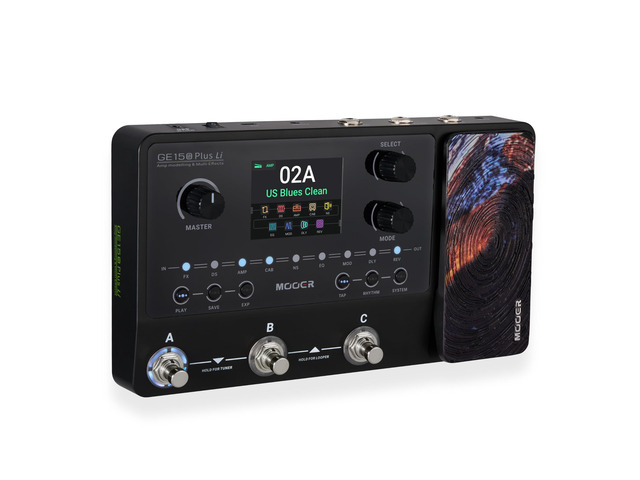 GE150 Plus Li Black Portable Guitar Multi Effects Pedal, 9-Hour Battery Life, Compact Amp Modeler & IR Loader, NAM & MNRS Support, Looper & Drum...