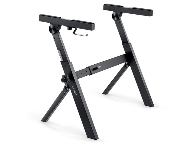 Folding Keyboard Stand, Z-style Heavy-Duty Portable Piano Stand, Adjustable and Collapsible, Suitable for 37 54 61 88 Key MIDI Keyboard Electronic...