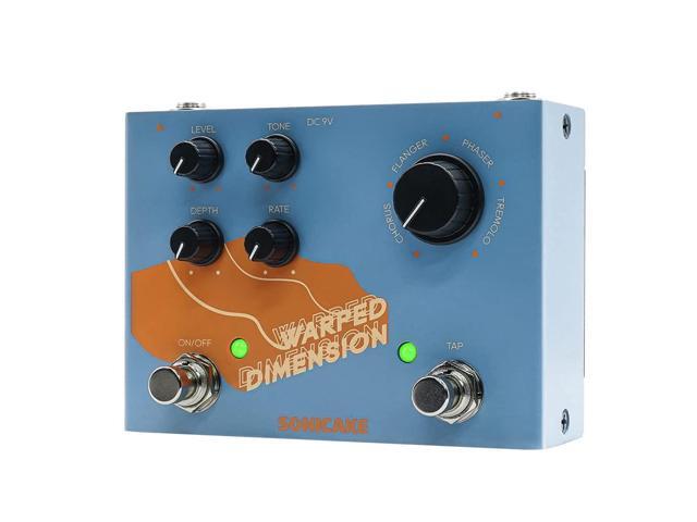 Modulation Guitar Effects Pedal 4 Mode of Chorus, Flanger, Phaser & Tremolo Digital Warped Dimension