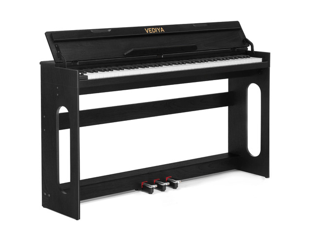 Digital Piano Keyboard 88 key,Semi-Weighted Electric Piano,Wooden Desk Full Size Upright Electric Piano, Acoustic Piano for Beginners,Triple...
