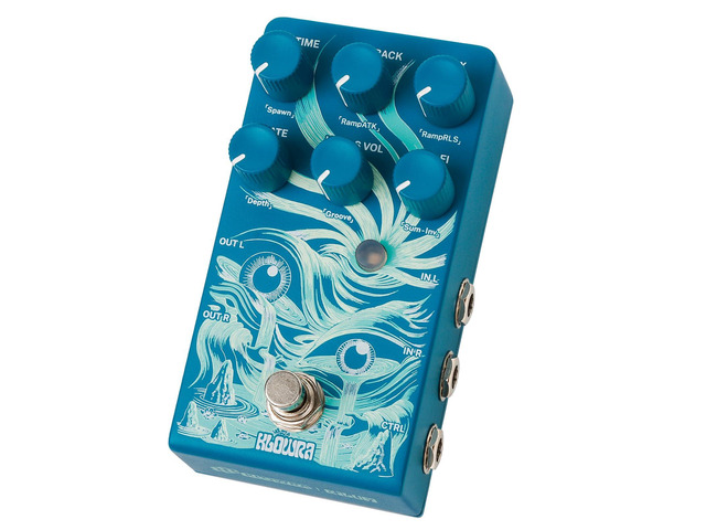Rilum Multi-Head Tape Delay & Modulation Pedal for Electric Guitar and Synth, Vintage Tape Echo with Through-Zero Flanger, Chorus, Tap Tempo &...