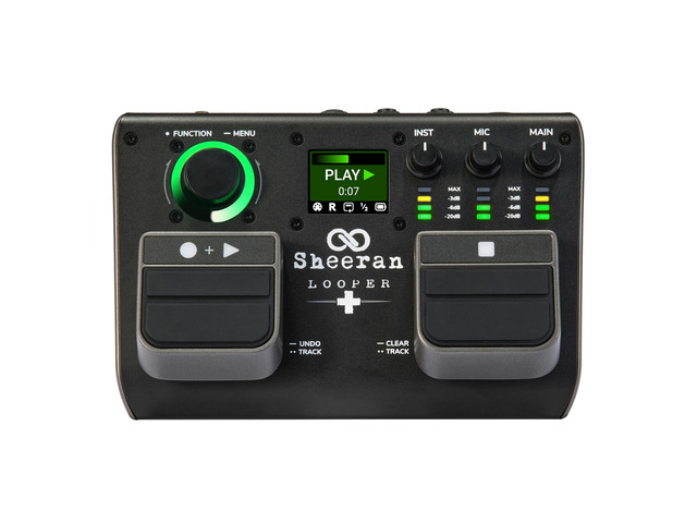 + Dual Track Pedal for Guitar, Bass, Keyboard, Vocals and more, with 128 loops storage, 4 Looping Modes, LED Screen and Audio interface