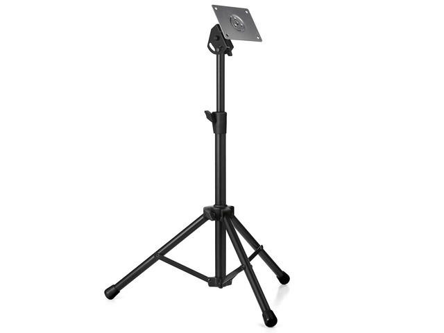 TENTEOTEN Electronic Mounting Stand with Plate, Portable Mounting Stand for Electronic Modules & Controller Multi Pads and Drum Pads (Black)