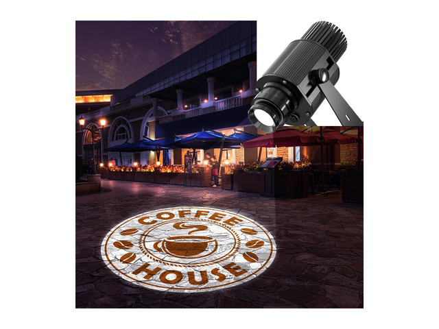Logo Projector Lights Custom GOBO projectors for Store Business or wall Outdoor Waterproof ip67 HD led for Shop Advertising and Wedding