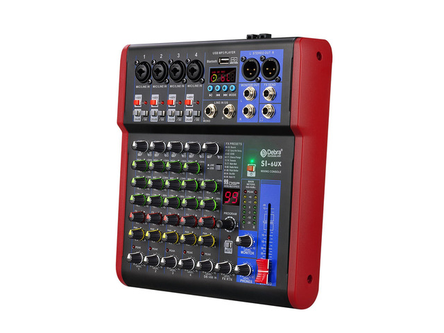 SI Series Professional Portable Recording Mixer Audio with 99 DSP Digital Effects Mic Preamps and USB for DJ Mixer Console Karaoke Home Recording...