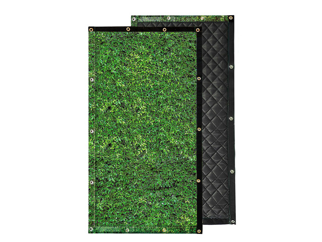Outdoor Sound Barrier 39.37' X 78.74', Soundproof Blanket,Sound Blanket,Noise Barriers at Construction Sites,Air Conditioner, Stadiums and...