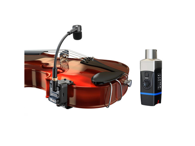 U9 Violin Mandolin Instrument Microphone Wireless System 2.4 GHz Wireless Microphone Transmitter and Receiver for Violin and Viola, Mandolin