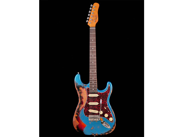 Relic Electric Guitar,Roasted Maple Neck and Rosewood fingerboard,Bone Nut,6-String Relic Guitar,Professional/Full Size/Electric Guitars for Adults...
