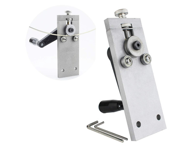 Guitar Fretwire Bender - Fret Wire Bending and Straightening Luthier Tool for Guitar & Bass Radian Adjusters, Repair & Maintenance, Chrome