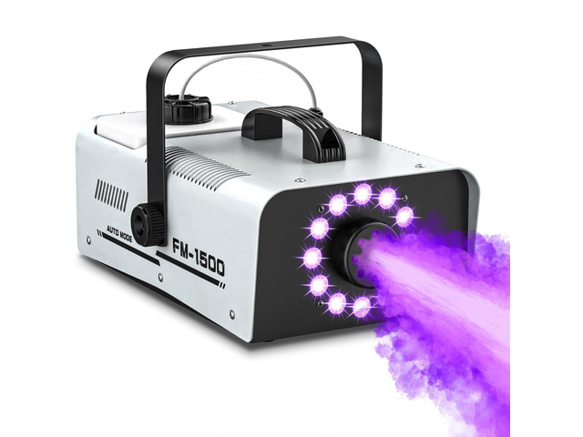 Fog Machine Outdoor Halloween, 1500W 20000CFM Smoke Machine with LED Lights 2L Tank, 13 Colors & 4 Light Modes, Dual Wireless Remotes, Ideal for...