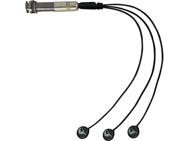 Passive Piezo Acoustic Pickup EP101KM Three Balanced German-made Passive Pickup Elements, Piezo Pickup for Acoustic Guitars (Ceramic)