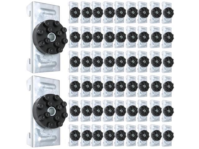 150-Pack Soundproofing Clips, Sound Isolation Clips for Walls and Ceilings, Decoupling Resilient Channel Clips for 7/8' Hat Channel, Noise...