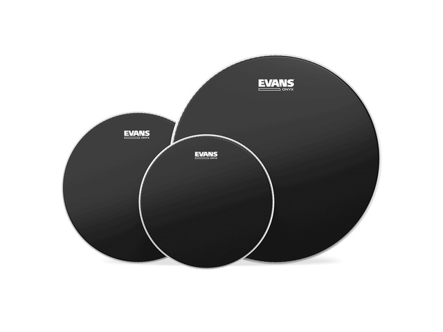 Drum Heads - Onyx 2-Ply Tompack Coated, Standard (12 inch, 13 inch, 16 inch)