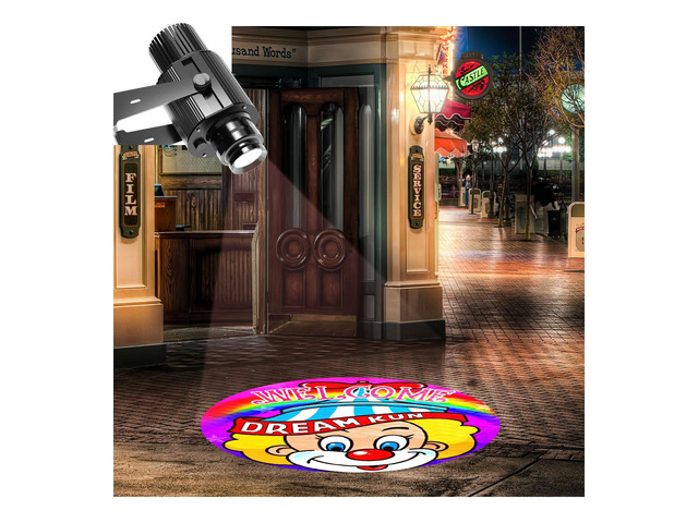 Custom Logo Projector Lights Custom GOBO projectors for Store Business or Wall Outdoor Waterproof ip67 HD led for Shop Advertising and Wedding 35W