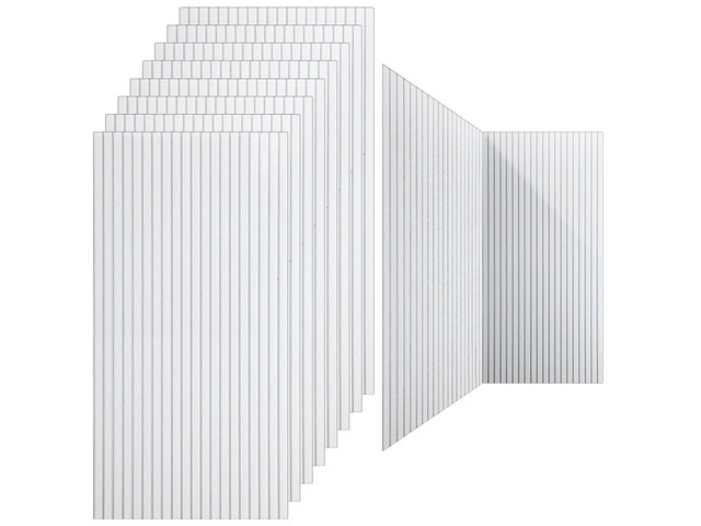 10 Pack 47x24 Inch Acoustic Wall Panels, Large Self Adhesive Sound Absorbing Panels for Home, Bedroom, Gaming Room, Studio & Office, High Density...