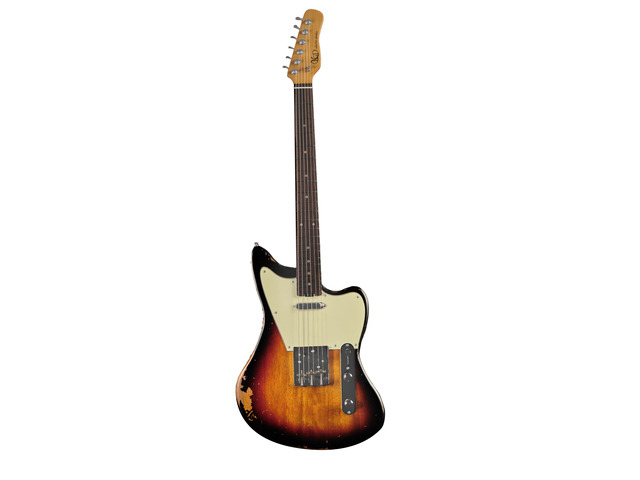 Relic Telemaster Electric Guitar,Roasted Maple Neck and Rosewood Fingerboard,Bone Nut,6-String Relic Guitar,Professional/Full Size/Electric Guitars...
