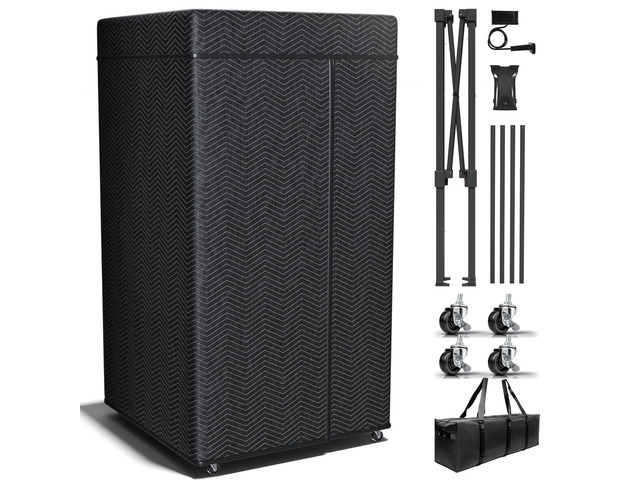 Portable Recording Booth Sound Booth for Recording Echo-Free Vocals Complete Home Recording Studio Foldable Vocal Booth with Travel Bag for...
