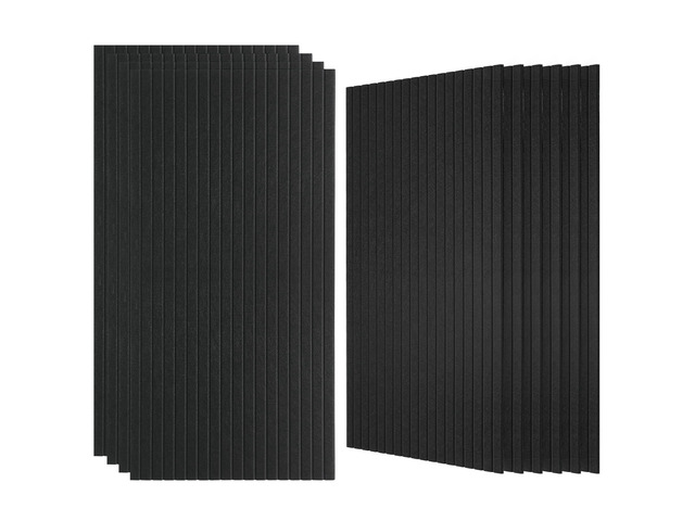 Large Acoustic Panels for Wall Sound Proof Sound Dampening Panels for Wall Decor And Ceilings 47.2 x 23.6 x 0.4 Inch Polyester Fiber Noise Absorb...