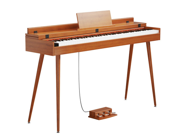88 Key Digital Piano, Hammer-Action Full Size Weighted Keyboard, Transforms Between Desk Cover Electric Piano and Vanity, Piano Keyboard with...