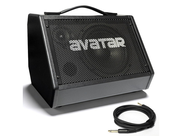 Avatar Electric Drum Amp 20W Edrums Ampplifier for Home Practice Peak Power 50W Personal Monitor Speaker with 3-Band EQ, Bluetooth 5.3, Cable...