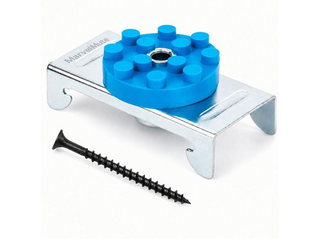 Sound Isolation Clips - Resilient Soundproofing Clips for Walls and Ceilings, UL Classified, Decouples Drywall from Studs, Mounting Screws Included...