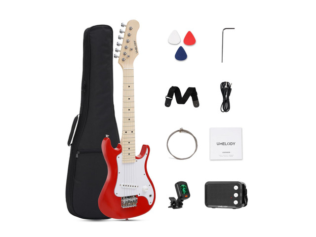 UST-70 Kids Electric Guitar Beginner Kit with Amp, Ideal First Guitar for Starter, Lightweight 30 Inch Guitar for Boys and Girls, Fun Music Gift...