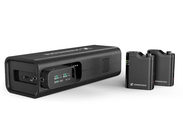 Pro Audio Profile Wireless 2-Channel All-in-One 2.4 GHz Clip-On & Handheld Microphone System Includes Receiver, 2 Clip-On Microphones, Portable...