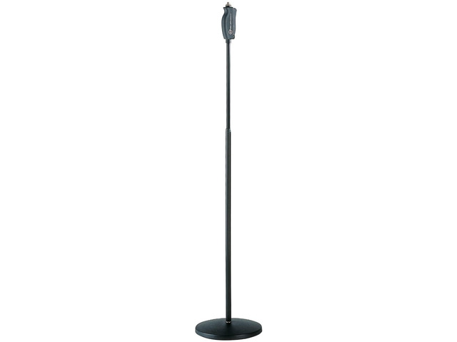König & Meyer 26085.500.55 One Hand Microphone Stand Soft Touch Easy Clutch for Adjustable Height Mic Mount Holder Heavy Round Base Professional...