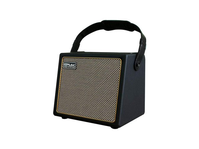 Acoustic Guitar Amplifier, 30 Watt Bluetooth Speaker Rechargeable Portable Acoustic Guitar Amp with Reverb Chorus Effect,3 Inputs, Black