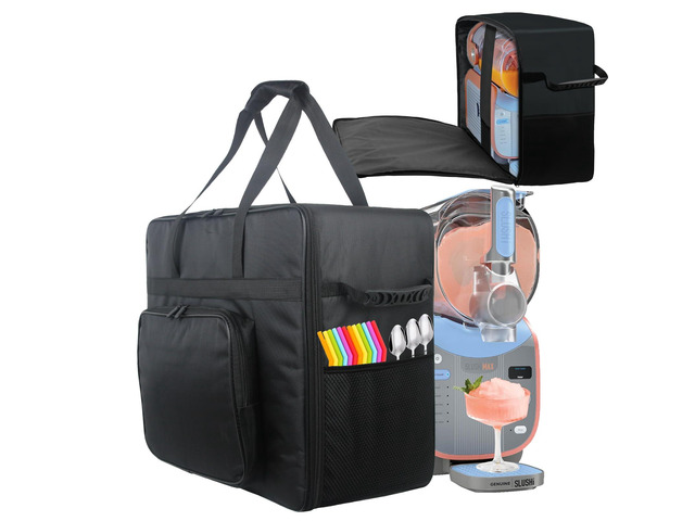 Carrying Bag for Ninja SLUSHi Max XXL Smart Frozen Drink Maker FS605 Heavy Duty 420D Oxford Fabric Portable Outdoor Frozen Drink Maker Travel Bag...