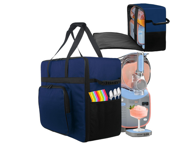 Carrying Bag for Ninja SLUSHi Max XXL Smart Frozen Drink Maker FS605 Heavy Duty 420D Oxford Fabric Portable Outdoor Frozen Drink Maker Travel Bag...