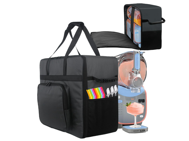 Carrying Bag for Ninja SLUSHi Max XXL Smart Frozen Drink Maker FS605 Heavy Duty 420D Oxford Fabric Portable Outdoor Frozen Drink Maker Travel Bag...