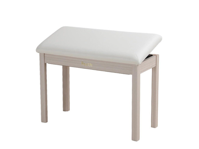 S100 Solid Wood Duet Piano Bench with Storage, Piano Stool with Padded Cushion, Keyboard Bench with Bookcase, Piano Chair and Piano Seat....