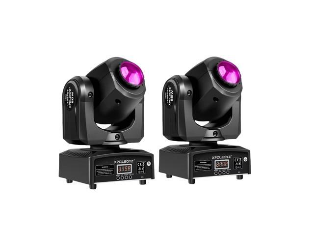 60W DJ Lights Moving Head Lights DMX512 Stage Lights 8 Gobos & 8 Colors, 11 CH, 540° Pan & 270° Tilt, Sound Activated, Compact DJ Lighting for...