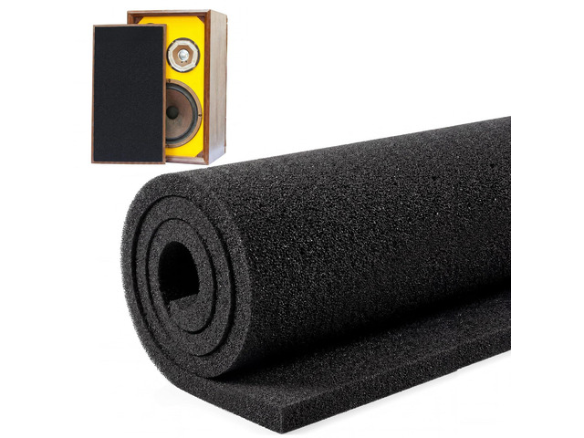13 mm Speaker Grill Foam 39' x 78' (100 x 200 cm) Acoustic Foam Sheet High Density Cuttable Acoustic Speaker Grill Cover for Line Array...
