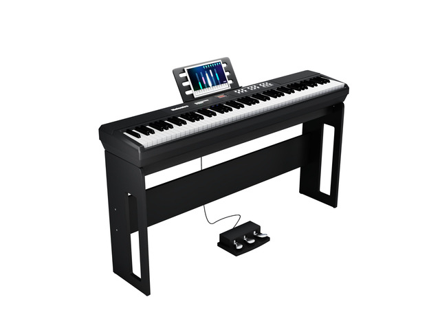 Weighted Piano 88-Key Digital Piano,Full-size Electric Piano Keyboard with Hammer Action,Sustain Pedal,MP3 Function dual 15W speaker,Supports...