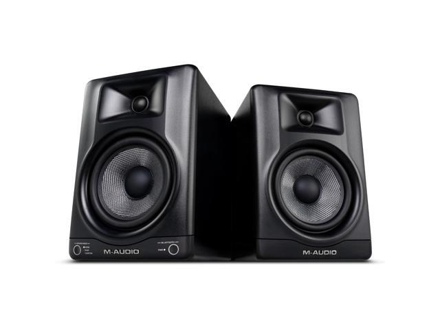 BX5BT Pair 5' Desktop Studio Monitor Speakers with DSP and Bluetooth with App Control, for Music Production, Video Edits, Content Creation, Podcasting
