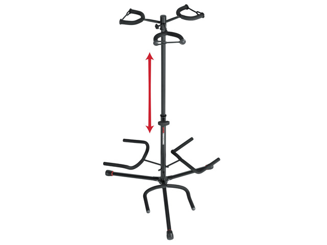 Adjustable Triple Guitar Stand, Holds (3) Electric or Acoustic Guitars, (GFW-GTR-3000)
