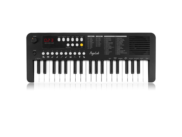 MK1 37 Keys Kids Keyboard Piano, Mini Portable Multi-Function Piano with Excellent Sound Quality, Built-In Speaker & LED Display, Small Electric...