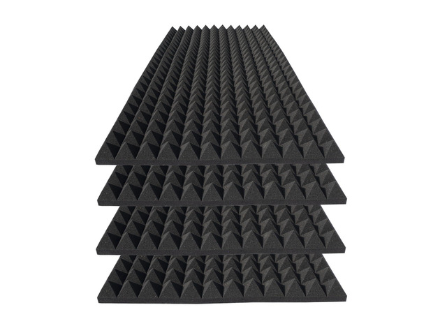4 Pack Acoustic Foam,48x24x2 Inch Sound Proof Panel for Walls,High Density Fire Resistant Soundproof Panels for Home,Studio,Reducing Noise & Echo
