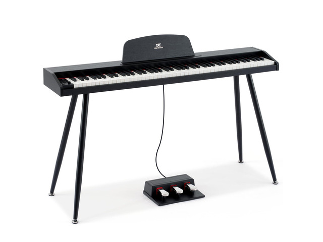 88 Key Piano Keyboard Semi Weighted Home Digital Piano for Beginners Electric Piano with 800 Tones, 600 Rhythms, 80 Demo, 3-Pedal Unit, Furniture...