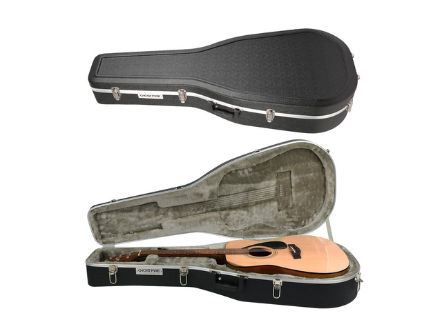 Acoustic ABS Hard Case for Acoustic, GC-RAG Black Portable Hard-Shell Case With Lock, Super Thick Case Fit for Acoustic, Soft Velvet Lining...