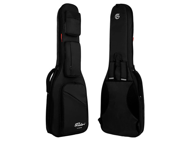 Phantom Series Electric Guitar Case Colorful Guitar Gig Bag Super thick with Storage Space (Black, Electric Guitar)