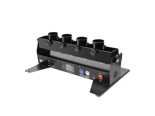 Confetti Launcher Machine - Dual DMX512/Remote Control, 180° Adjustable Angle, No CO2 Tank Needed - Professional Confetti Blower for Wedding, DJ,...