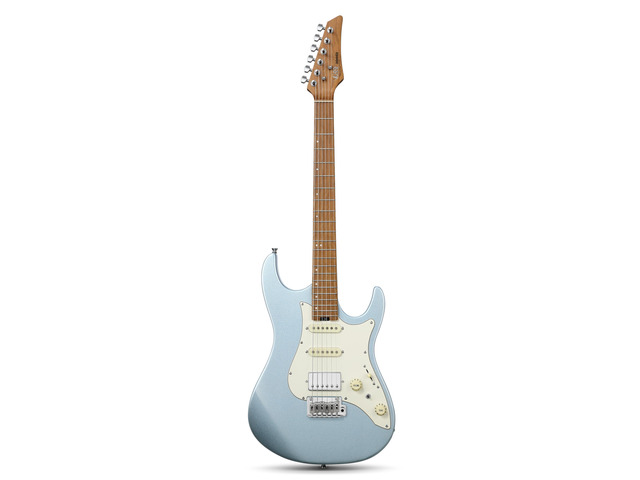 39 Inch Electric Guitar, DST-550 Solid Double-cut Poplar Body Electric Guitar for Intermediate & Pro Players, 7 Tone-switching Options & Tremolo...