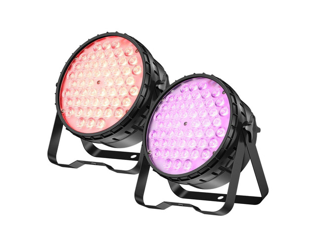 54 * 4W LED Stage Light,4 in 1 RGBW High CRI DJ Par Lights-2 Packs 54 * 4W CRI>90 RGBW LEDs, Auto/Sound/DMX512/Master-Slave, LPC010N PAR Light...