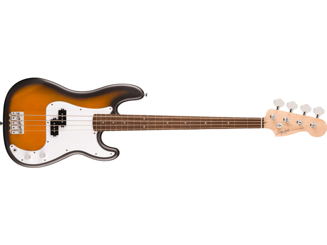 Squier Debut Series Beginner Precision Bass Guitar, 2-Color Sunburst Starter bass guitar, free lessons included, matte sunburst finish, electric...