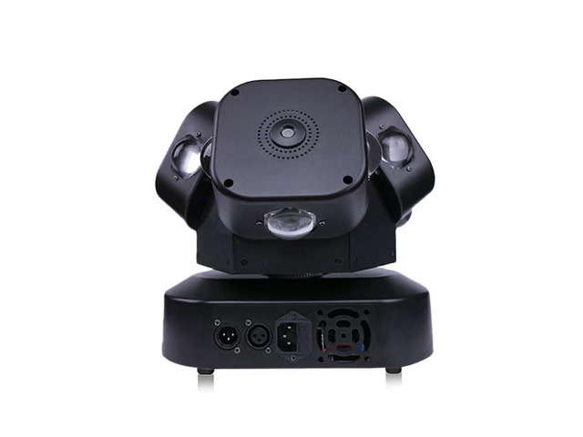 Moving Head DJ Lights, DMX 512 Disco Strobe Lighting LED with Sound Activated Party RGBW Beam Lights Stage Lighting for Events DJ KTV Wedding...