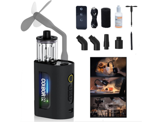 CF3 Portable Fog Machine 40W, Mini Handheld Smoke Machine for Photography Cineflare-Engineered Safe, Small Fogger Maker for Indoor Outdoor...